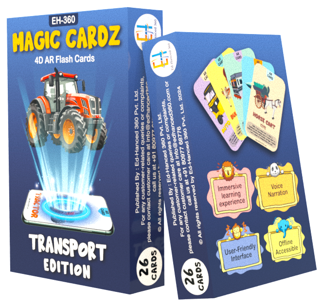4D Transportation flash cards